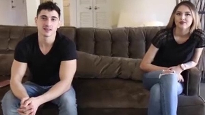 Thick teen chick rough face fuck