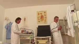 Pussy fucking accompanied by nurse