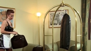 Anal fucking alongside stepmom in tight stockings HD