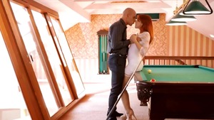 Super slim spanish redhead Amarna Miller art handjob HD