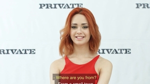 Slamming hard together with hairy russian teen chick