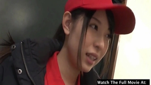 Hardcore nailing alongside hairy pussy asian brunette