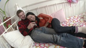 Creampie together with sexy teen chick