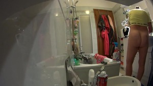 Amateur Blond Angel sucks dick and fucks in the shower