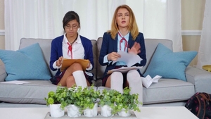 Perfect teen chick feels up to real sex HD