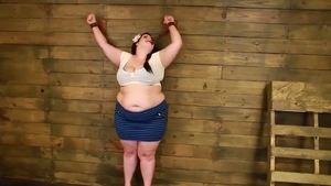 Chubby pornstar handjob