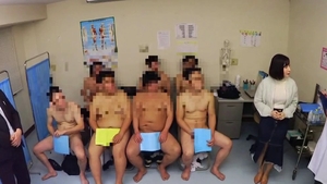 Asian doctor masturbation in HD