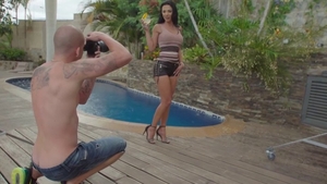 Beautiful Shalina Devine slapping