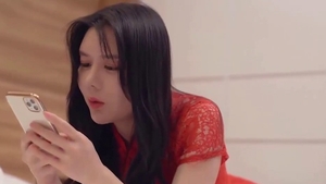 Fingering alongside perfect body asian brunette