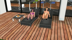 Loud sex together with couple