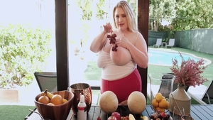 Large tits supermodel Stella Daniels ass pounded masturbation