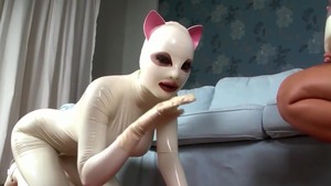 Brunette Angelica Heart need ramming hard in latex HD