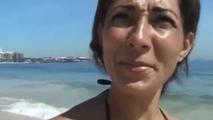 Throat fuck amongst huge tits brazilian stepmom