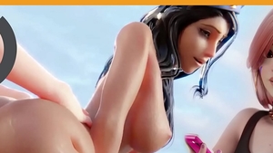 Erotic brunette digs hard nailining in HD