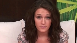 Rough nailing together with young college girl