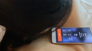 Shaved pussy chinese babe sucking dick