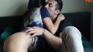 Handsome and wild hunk Maya Kim pussy eating