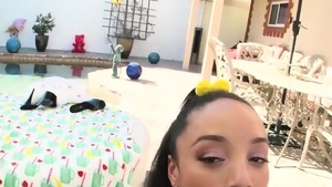 Latina whore cumshot