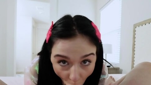 Stepsister POV cumshot