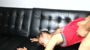 Small tits bisexual raw anal in HD