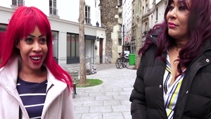 Hard fucking alongside horny ebony amateur