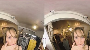 Blonde hair goes wild on cock