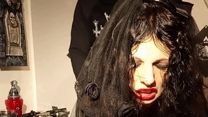 Sex scene along with slut