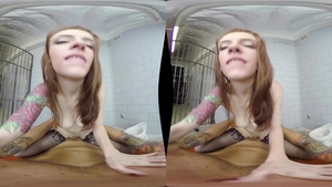 Slamming hard along with redhead