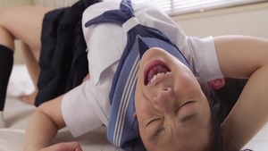 Petite asian teen chick hard blowjobs