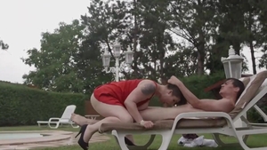 Large boobs MILF need gets hard the best sex outdoors in HD