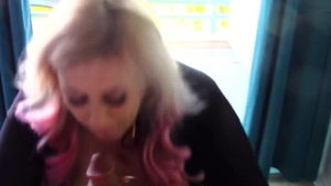 Fucking hard in company with large boobs BBW