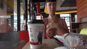 Naughty Lada in steamy nudist masturbating