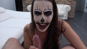 Mea Melone ass fucking on Halloween