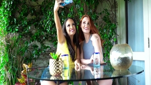 Erotic and busty mature rough threesome