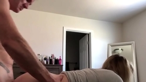 Deepthroat escorted by big ass married babe