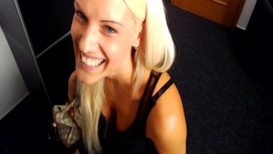 Blanche Bradburry POV bends over porno