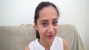 Beautiful brunette POV nailed hard