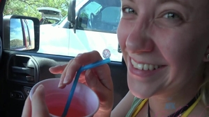 Erotic babe handjob on holidays HD