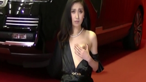 Ass fucking between large boobs passionate asian slut