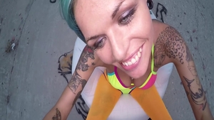 Nailed rough accompanied by erotic teen Onix Babe