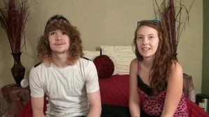 Nervous amateur gets plowed at the casting