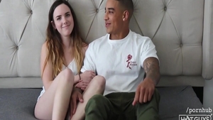 Hottest teen experience bends to get fucked