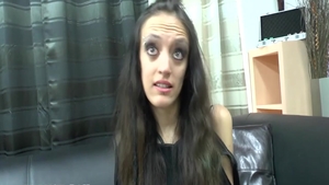 Skinny very sexy chick crazy penetration at casting