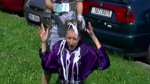 Ass pounded outdoors