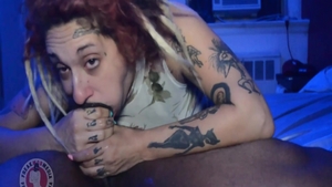 Inked supermodel anal interracial in HD