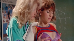 Rough nailing accompanied by young blonde hair