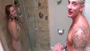 Crazy sex in company with sexy teen chick