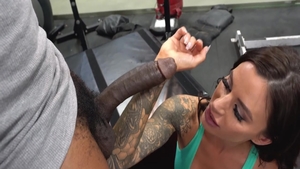 Beautiful Gia Dimarco handjob