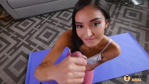 Latina teen chick has a passion for nailing in panties HD