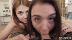 Hardcore sex with inked teen